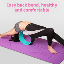 Load image into Gallery viewer, Yoga Wheel TPE Non-Slip Yoga Spine Roller Wheel Circle for Back Pain Ain Relief and Improving Backbends Flexibility Training